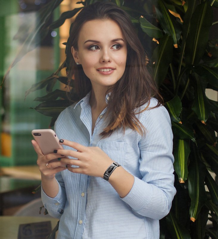 BandiVita Damen Energiearmband schwarz BandiVita Damen Energiearmband schwarz